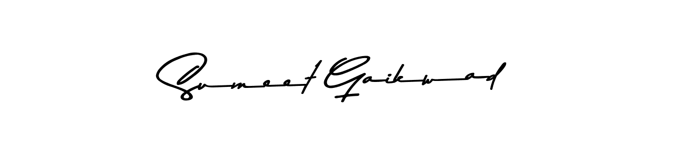 You should practise on your own different ways (Asem Kandis PERSONAL USE) to write your name (Sumeet Gaikwad) in signature. don't let someone else do it for you. Sumeet Gaikwad signature style 9 images and pictures png