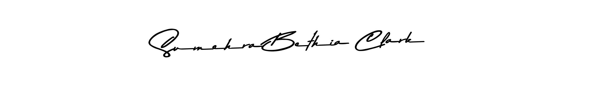 Create a beautiful signature design for name Sumehra Bethia Clark. With this signature (Asem Kandis PERSONAL USE) fonts, you can make a handwritten signature for free. Sumehra Bethia Clark signature style 9 images and pictures png