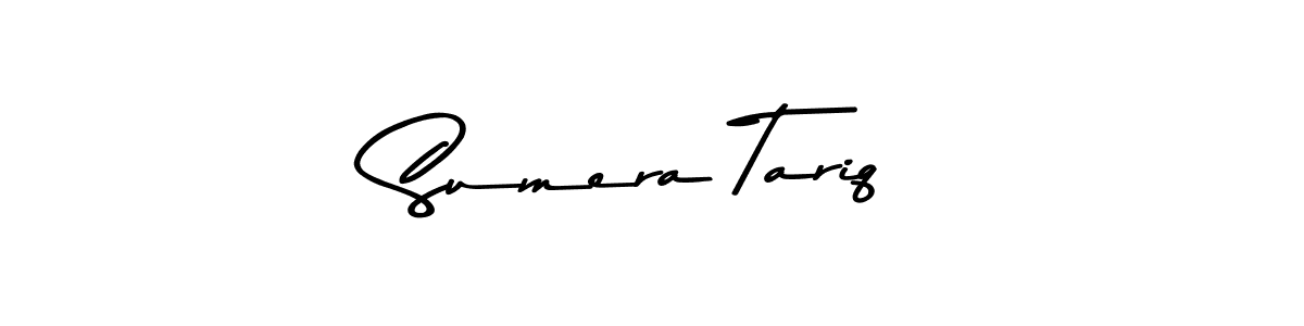 Design your own signature with our free online signature maker. With this signature software, you can create a handwritten (Asem Kandis PERSONAL USE) signature for name Sumera Tariq. Sumera Tariq signature style 9 images and pictures png