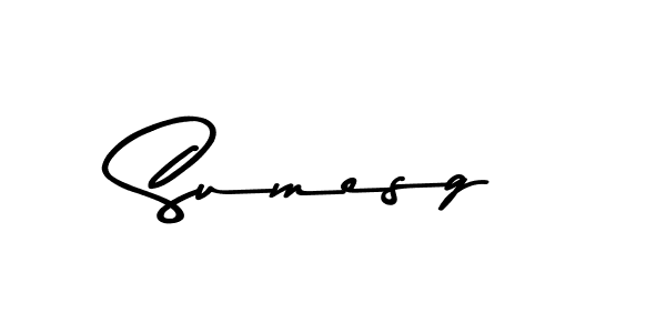 Use a signature maker to create a handwritten signature online. With this signature software, you can design (Asem Kandis PERSONAL USE) your own signature for name Sumesg. Sumesg signature style 9 images and pictures png