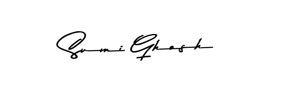 Design your own signature with our free online signature maker. With this signature software, you can create a handwritten (Asem Kandis PERSONAL USE) signature for name Sumi Ghosh. Sumi Ghosh signature style 9 images and pictures png