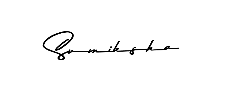 Create a beautiful signature design for name Sumiksha. With this signature (Asem Kandis PERSONAL USE) fonts, you can make a handwritten signature for free. Sumiksha signature style 9 images and pictures png