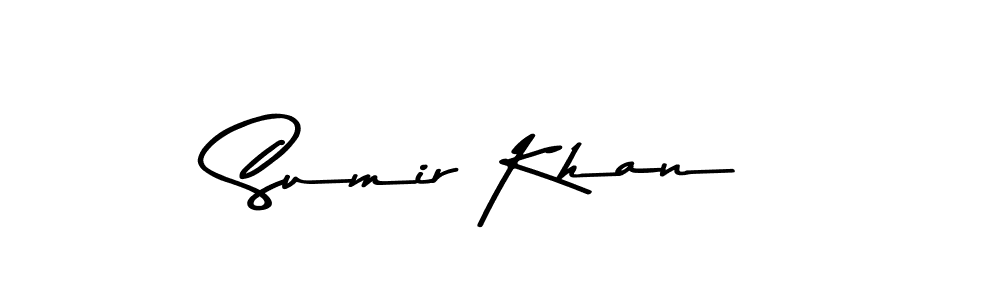 This is the best signature style for the Sumir Khan name. Also you like these signature font (Asem Kandis PERSONAL USE). Mix name signature. Sumir Khan signature style 9 images and pictures png