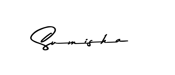 Design your own signature with our free online signature maker. With this signature software, you can create a handwritten (Asem Kandis PERSONAL USE) signature for name Sumisha. Sumisha signature style 9 images and pictures png