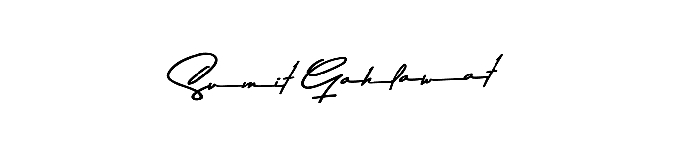 This is the best signature style for the Sumit Gahlawat name. Also you like these signature font (Asem Kandis PERSONAL USE). Mix name signature. Sumit Gahlawat signature style 9 images and pictures png