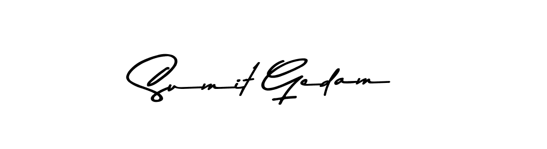 You should practise on your own different ways (Asem Kandis PERSONAL USE) to write your name (Sumit Gedam) in signature. don't let someone else do it for you. Sumit Gedam signature style 9 images and pictures png
