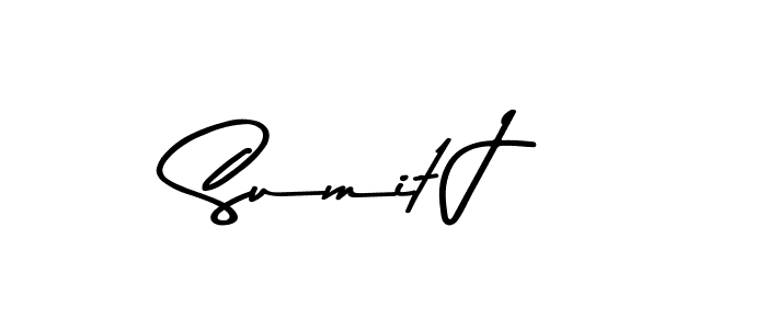 if you are searching for the best signature style for your name Sumit J. so please give up your signature search. here we have designed multiple signature styles  using Asem Kandis PERSONAL USE. Sumit J signature style 9 images and pictures png