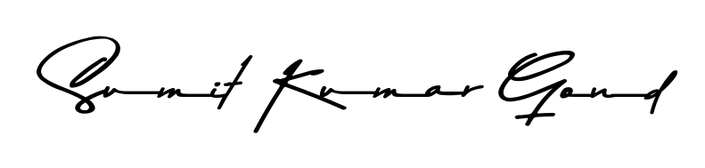 Stand out with a creative autograph for Sumit Kumar Gond. The Asem Kandis PERSONAL USE styling blends modern aesthetics with classic signature flourishes. Sumit Kumar Gond signature style 9 images and pictures png