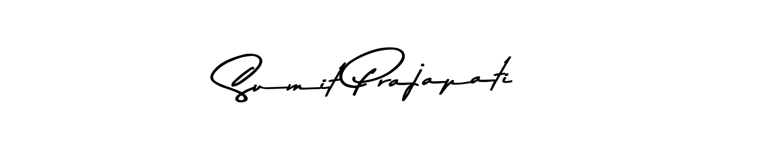 How to make Sumit Prajapati signature? Asem Kandis PERSONAL USE is a professional autograph style. Create handwritten signature for Sumit Prajapati name. Sumit Prajapati signature style 9 images and pictures png