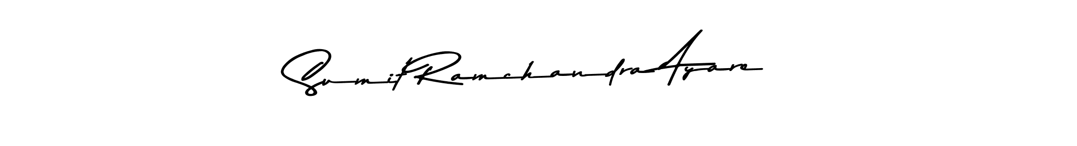 Sumit Ramchandra Ayare stylish signature style. Best Handwritten Sign (Asem Kandis PERSONAL USE) for my name. Handwritten Signature Collection Ideas for my name Sumit Ramchandra Ayare. Sumit Ramchandra Ayare signature style 9 images and pictures png