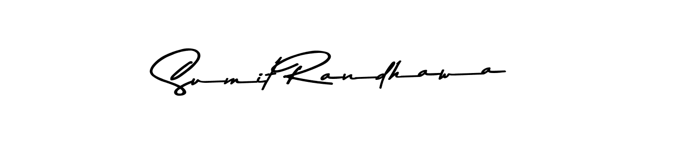 Design your own signature with our free online signature maker. With this signature software, you can create a handwritten (Asem Kandis PERSONAL USE) signature for name Sumit Randhawa. Sumit Randhawa signature style 9 images and pictures png