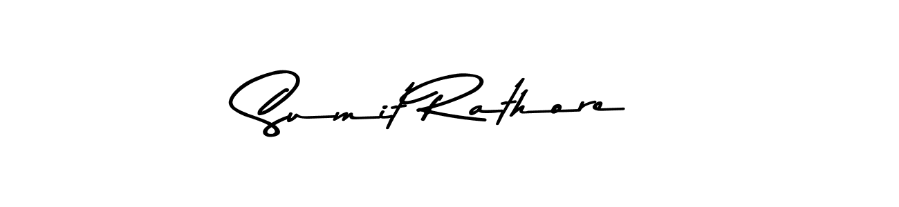 Create a beautiful signature design for name Sumit Rathore. With this signature (Asem Kandis PERSONAL USE) fonts, you can make a handwritten signature for free. Sumit Rathore signature style 9 images and pictures png
