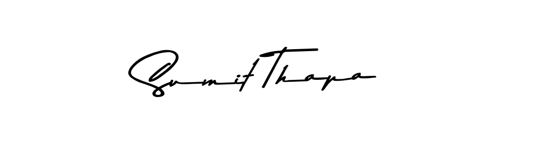 Design your own signature with our free online signature maker. With this signature software, you can create a handwritten (Asem Kandis PERSONAL USE) signature for name Sumit Thapa. Sumit Thapa signature style 9 images and pictures png