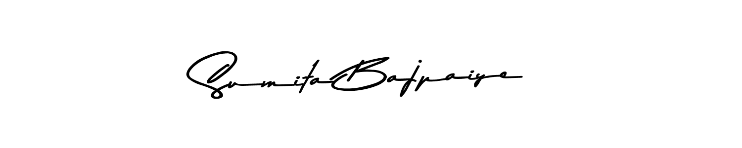 if you are searching for the best signature style for your name Sumita Bajpaiye. so please give up your signature search. here we have designed multiple signature styles  using Asem Kandis PERSONAL USE. Sumita Bajpaiye signature style 9 images and pictures png