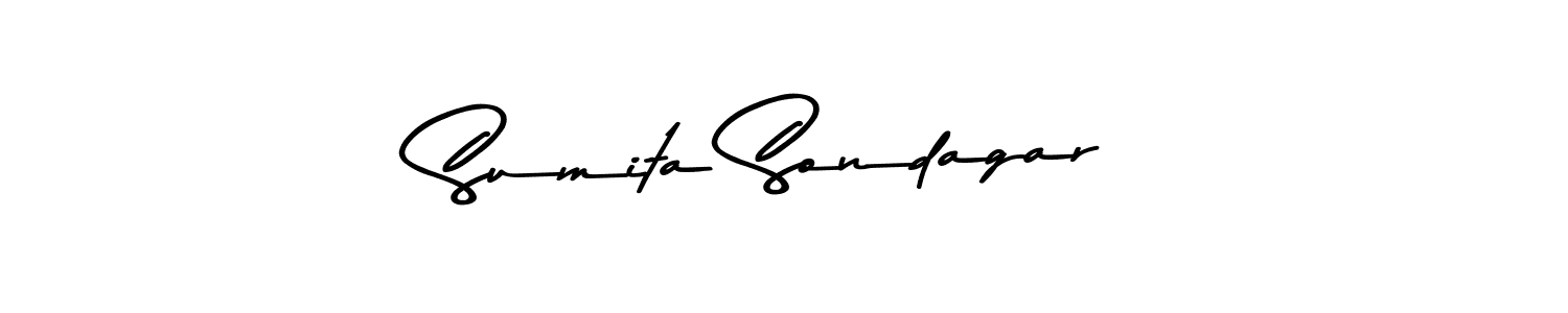 How to make Sumita Sondagar signature? Asem Kandis PERSONAL USE is a professional autograph style. Create handwritten signature for Sumita Sondagar name. Sumita Sondagar signature style 9 images and pictures png