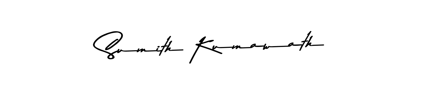 Make a beautiful signature design for name Sumith Kumawath. With this signature (Asem Kandis PERSONAL USE) style, you can create a handwritten signature for free. Sumith Kumawath signature style 9 images and pictures png