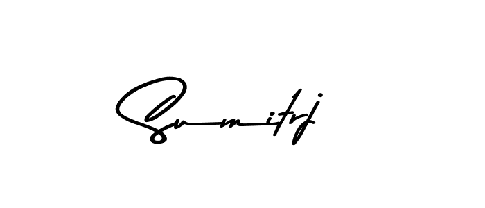 This is the best signature style for the Sumitrj name. Also you like these signature font (Asem Kandis PERSONAL USE). Mix name signature. Sumitrj signature style 9 images and pictures png