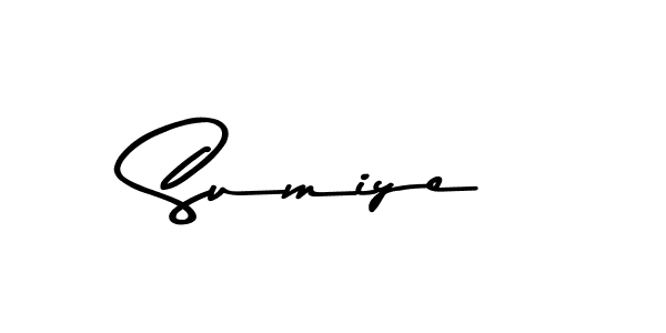 Make a beautiful signature design for name Sumiye. With this signature (Asem Kandis PERSONAL USE) style, you can create a handwritten signature for free. Sumiye signature style 9 images and pictures png