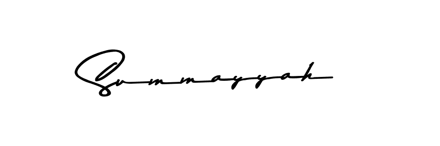 It looks lik you need a new signature style for name Summayyah. Design unique handwritten (Asem Kandis PERSONAL USE) signature with our free signature maker in just a few clicks. Summayyah signature style 9 images and pictures png