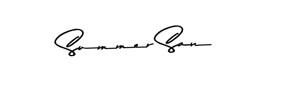 Similarly Asem Kandis PERSONAL USE is the best handwritten signature design. Signature creator online .You can use it as an online autograph creator for name Summer San. Summer San signature style 9 images and pictures png