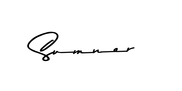 How to make Sumner name signature. Use Asem Kandis PERSONAL USE style for creating short signs online. This is the latest handwritten sign. Sumner signature style 9 images and pictures png