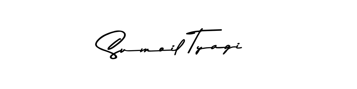 Also You can easily find your signature by using the search form. We will create Sumoil Tyagi name handwritten signature images for you free of cost using Asem Kandis PERSONAL USE sign style. Sumoil Tyagi signature style 9 images and pictures png