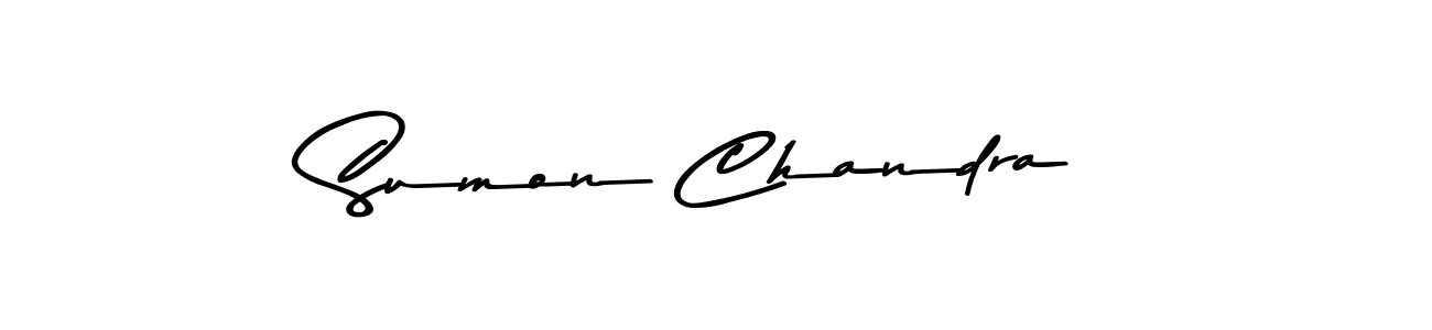 The best way (Asem Kandis PERSONAL USE) to make a short signature is to pick only two or three words in your name. The name Sumon Chandra include a total of six letters. For converting this name. Sumon Chandra signature style 9 images and pictures png