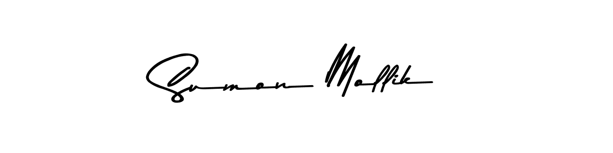 Make a beautiful signature design for name Sumon Mollik. With this signature (Asem Kandis PERSONAL USE) style, you can create a handwritten signature for free. Sumon Mollik signature style 9 images and pictures png