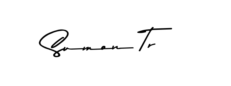 Also You can easily find your signature by using the search form. We will create Sumon Tr name handwritten signature images for you free of cost using Asem Kandis PERSONAL USE sign style. Sumon Tr signature style 9 images and pictures png