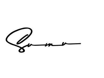 How to make Sumu name signature. Use Asem Kandis PERSONAL USE style for creating short signs online. This is the latest handwritten sign. Sumu signature style 9 images and pictures png