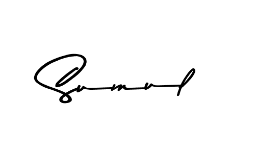 The best way (Asem Kandis PERSONAL USE) to make a short signature is to pick only two or three words in your name. The name Sumul include a total of six letters. For converting this name. Sumul signature style 9 images and pictures png