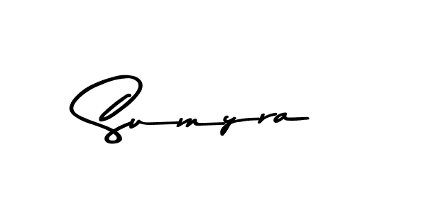 Use a signature maker to create a handwritten signature online. With this signature software, you can design (Asem Kandis PERSONAL USE) your own signature for name Sumyra. Sumyra signature style 9 images and pictures png