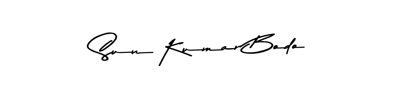 Make a beautiful signature design for name Sun Kumar Bodo. Use this online signature maker to create a handwritten signature for free. Sun Kumar Bodo signature style 9 images and pictures png