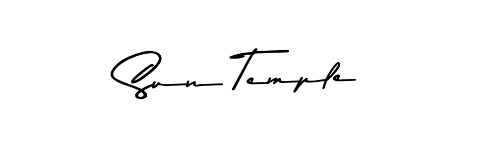 Use a signature maker to create a handwritten signature online. With this signature software, you can design (Asem Kandis PERSONAL USE) your own signature for name Sun Temple. Sun Temple signature style 9 images and pictures png