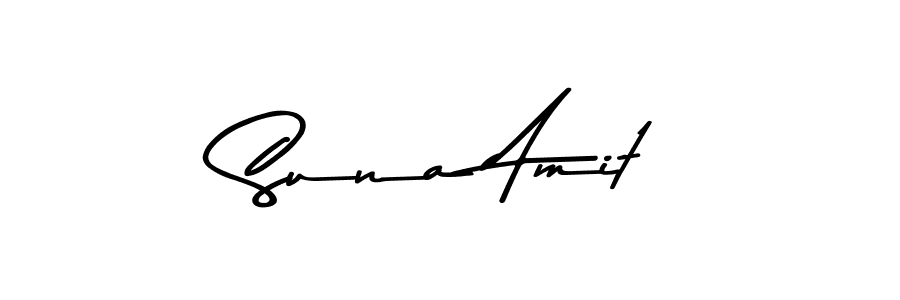 This is the best signature style for the Suna Amit name. Also you like these signature font (Asem Kandis PERSONAL USE). Mix name signature. Suna Amit signature style 9 images and pictures png