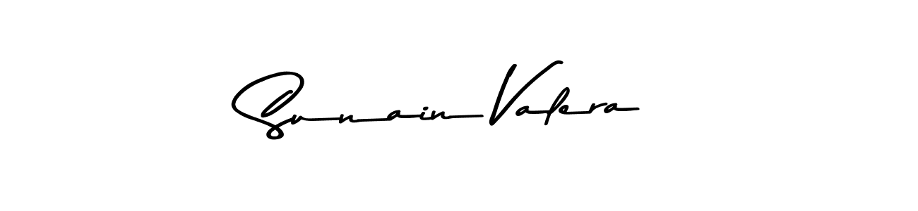 Design your own signature with our free online signature maker. With this signature software, you can create a handwritten (Asem Kandis PERSONAL USE) signature for name Sunain Valera. Sunain Valera signature style 9 images and pictures png