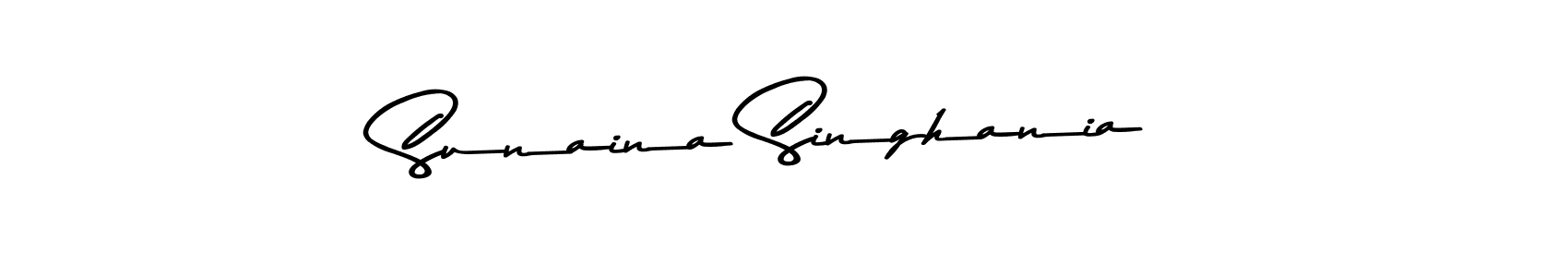 The best way (Asem Kandis PERSONAL USE) to make a short signature is to pick only two or three words in your name. The name Sunaina Singhania include a total of six letters. For converting this name. Sunaina Singhania signature style 9 images and pictures png