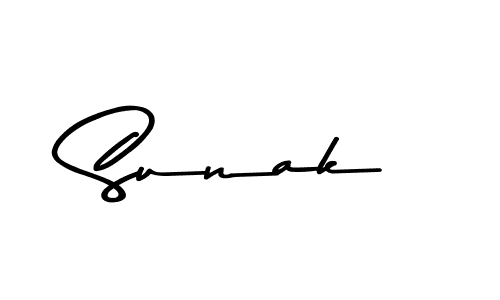 Create a beautiful signature design for name Sunak. With this signature (Asem Kandis PERSONAL USE) fonts, you can make a handwritten signature for free. Sunak signature style 9 images and pictures png