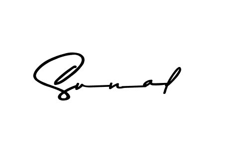 Create a beautiful signature design for name Sunal. With this signature (Asem Kandis PERSONAL USE) fonts, you can make a handwritten signature for free. Sunal signature style 9 images and pictures png