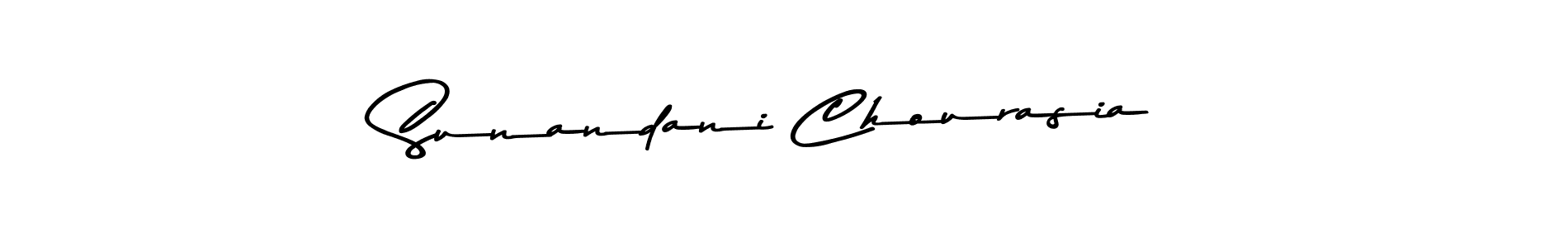 You should practise on your own different ways (Asem Kandis PERSONAL USE) to write your name (Sunandani Chourasia) in signature. don't let someone else do it for you. Sunandani Chourasia signature style 9 images and pictures png