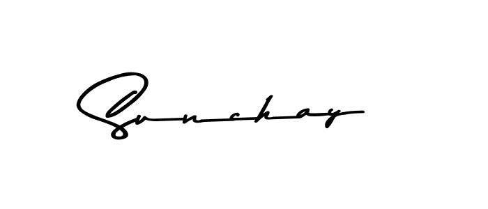 Make a beautiful signature design for name Sunchay. With this signature (Asem Kandis PERSONAL USE) style, you can create a handwritten signature for free. Sunchay signature style 9 images and pictures png