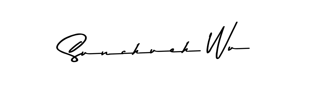 Design your own signature with our free online signature maker. With this signature software, you can create a handwritten (Asem Kandis PERSONAL USE) signature for name Sunchueh Wu. Sunchueh Wu signature style 9 images and pictures png