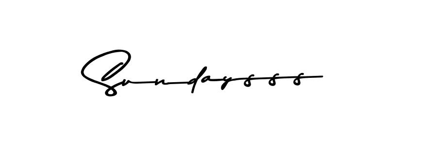 Create a beautiful signature design for name Sundaysss. With this signature (Asem Kandis PERSONAL USE) fonts, you can make a handwritten signature for free. Sundaysss signature style 9 images and pictures png