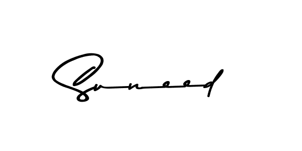 Design your own signature with our free online signature maker. With this signature software, you can create a handwritten (Asem Kandis PERSONAL USE) signature for name Suneed. Suneed signature style 9 images and pictures png