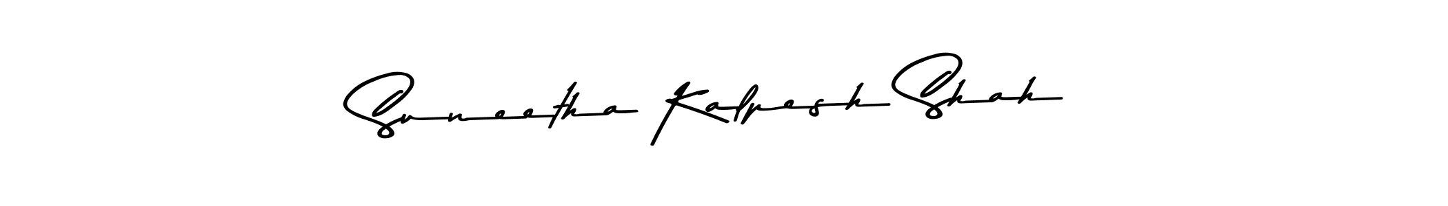 Suneetha Kalpesh Shah stylish signature style. Best Handwritten Sign (Asem Kandis PERSONAL USE) for my name. Handwritten Signature Collection Ideas for my name Suneetha Kalpesh Shah. Suneetha Kalpesh Shah signature style 9 images and pictures png