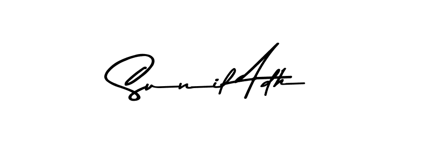 Make a short Sunil Adh signature style. Manage your documents anywhere anytime using Asem Kandis PERSONAL USE. Create and add eSignatures, submit forms, share and send files easily. Sunil Adh signature style 9 images and pictures png