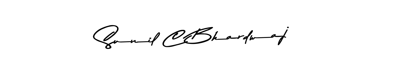 Make a beautiful signature design for name Sunil C Bhardwaj. With this signature (Asem Kandis PERSONAL USE) style, you can create a handwritten signature for free. Sunil C Bhardwaj signature style 9 images and pictures png