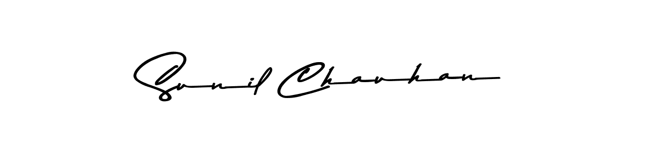 Sunil Chauhan stylish signature style. Best Handwritten Sign (Asem Kandis PERSONAL USE) for my name. Handwritten Signature Collection Ideas for my name Sunil Chauhan. Sunil Chauhan signature style 9 images and pictures png