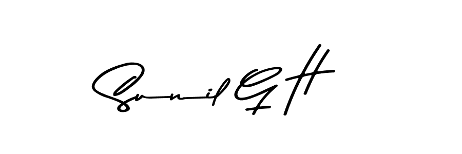 It looks lik you need a new signature style for name Sunil G H. Design unique handwritten (Asem Kandis PERSONAL USE) signature with our free signature maker in just a few clicks. Sunil G H signature style 9 images and pictures png