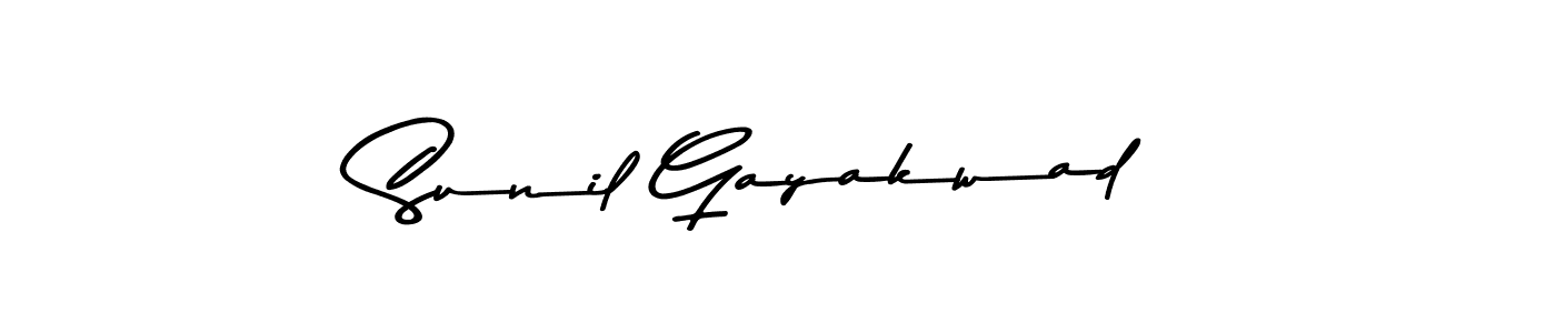 This is the best signature style for the Sunil Gayakwad name. Also you like these signature font (Asem Kandis PERSONAL USE). Mix name signature. Sunil Gayakwad signature style 9 images and pictures png